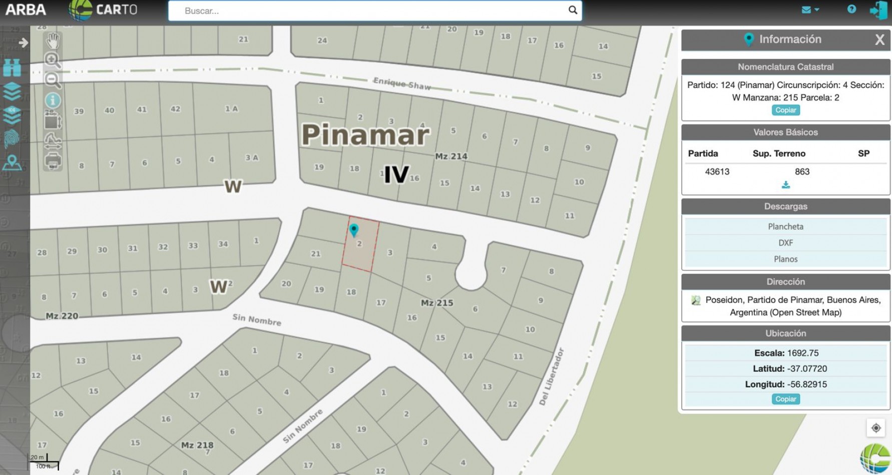 Lote en venta en Pinamar Norte