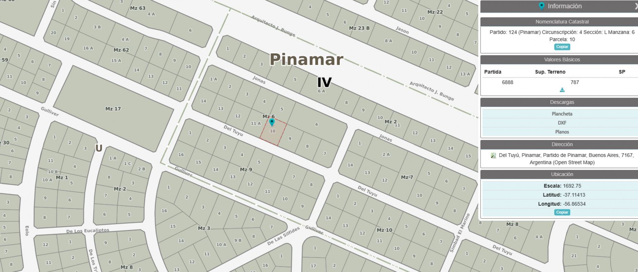 Lote Multifamiliar en Venta Pinamar - Zona Centro